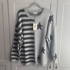 Easel Stars and Stripes Sweater